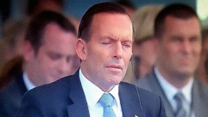 Tony Abbott marks the occasion
